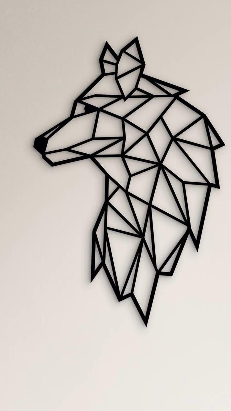 Tête de Loup Géométrique
