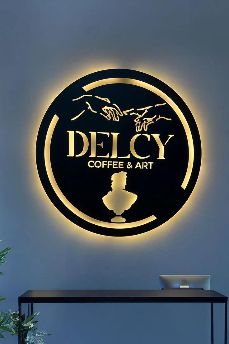 Enseigne Lumineuse Delcy Café