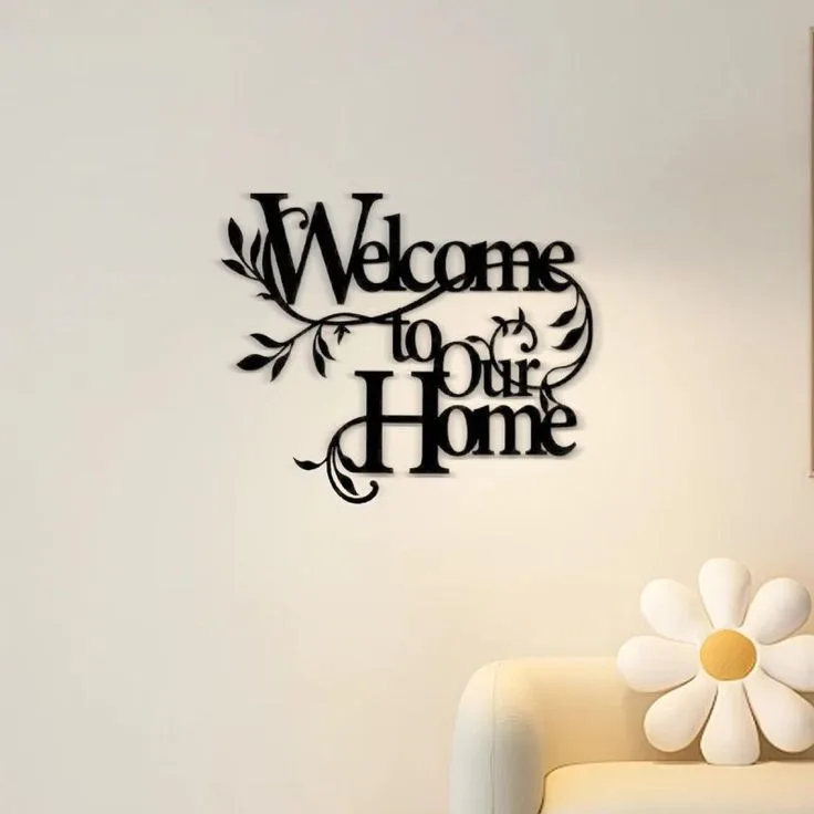 Bienvenue chez nous Floral