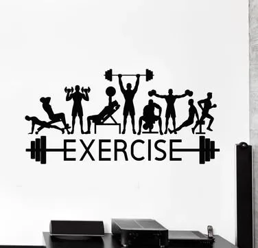 Motif Mural Exercice Musculation