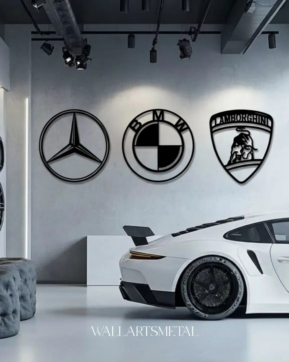 Logos Voitures Luxe Alucobond Noir