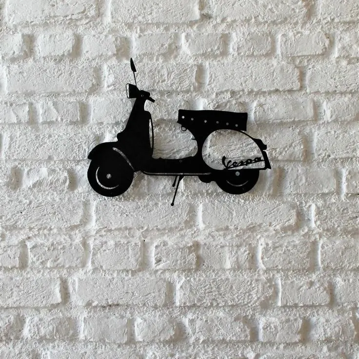 Scooter Vespa Noir Design