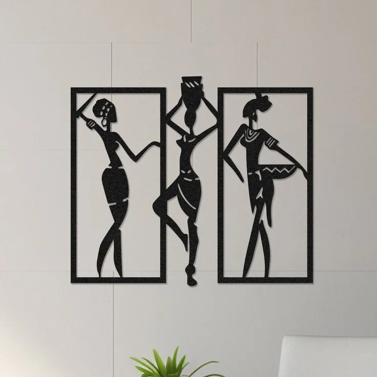 Silhouettes Africaines Élégantes