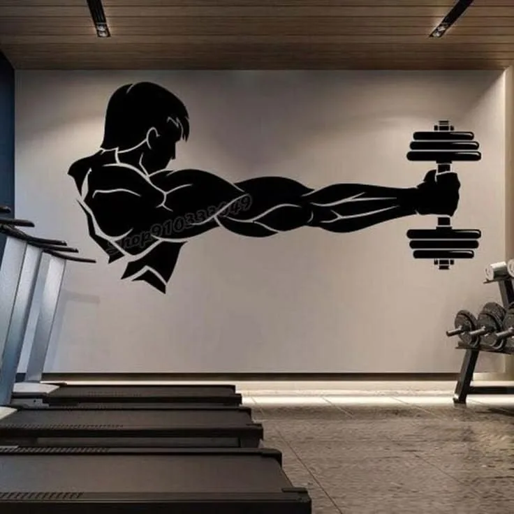 Silhouette Musculation Haltère