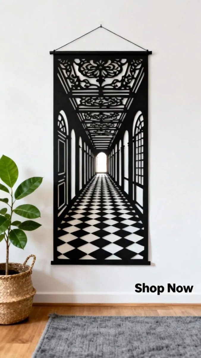 Illusion Optique Couloir Baroque