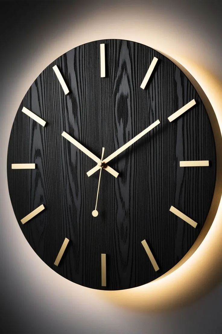 Horloge Murale Design Lumineuse