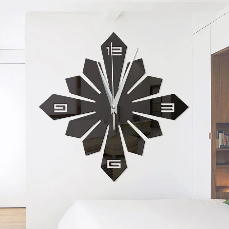 Horloge Murale Géométrique Moderne