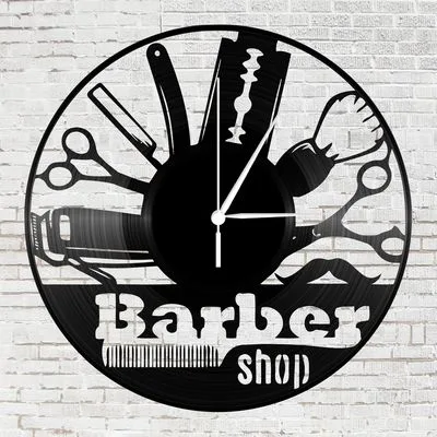 Horloge Murale Salon Barbiers