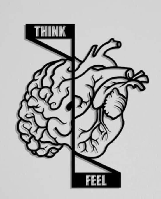 Cerveau Coeur Penser Sentir