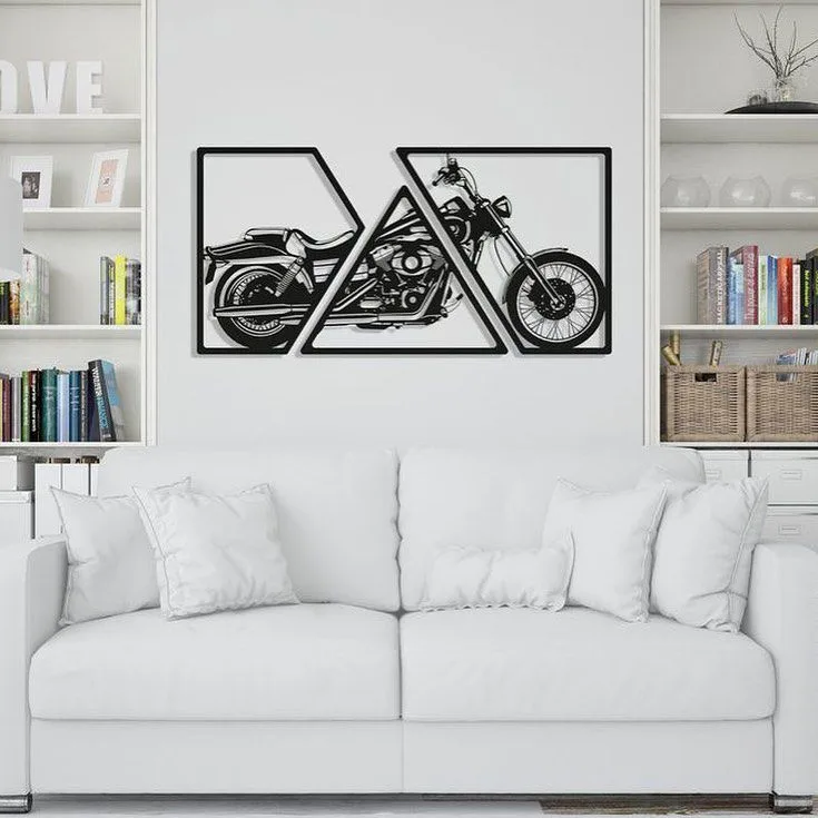 Moto Classique Harley Triangulaire