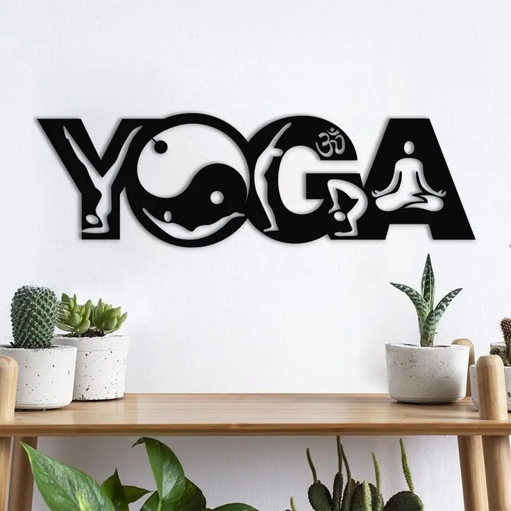 Titre Yoga avec Symboles