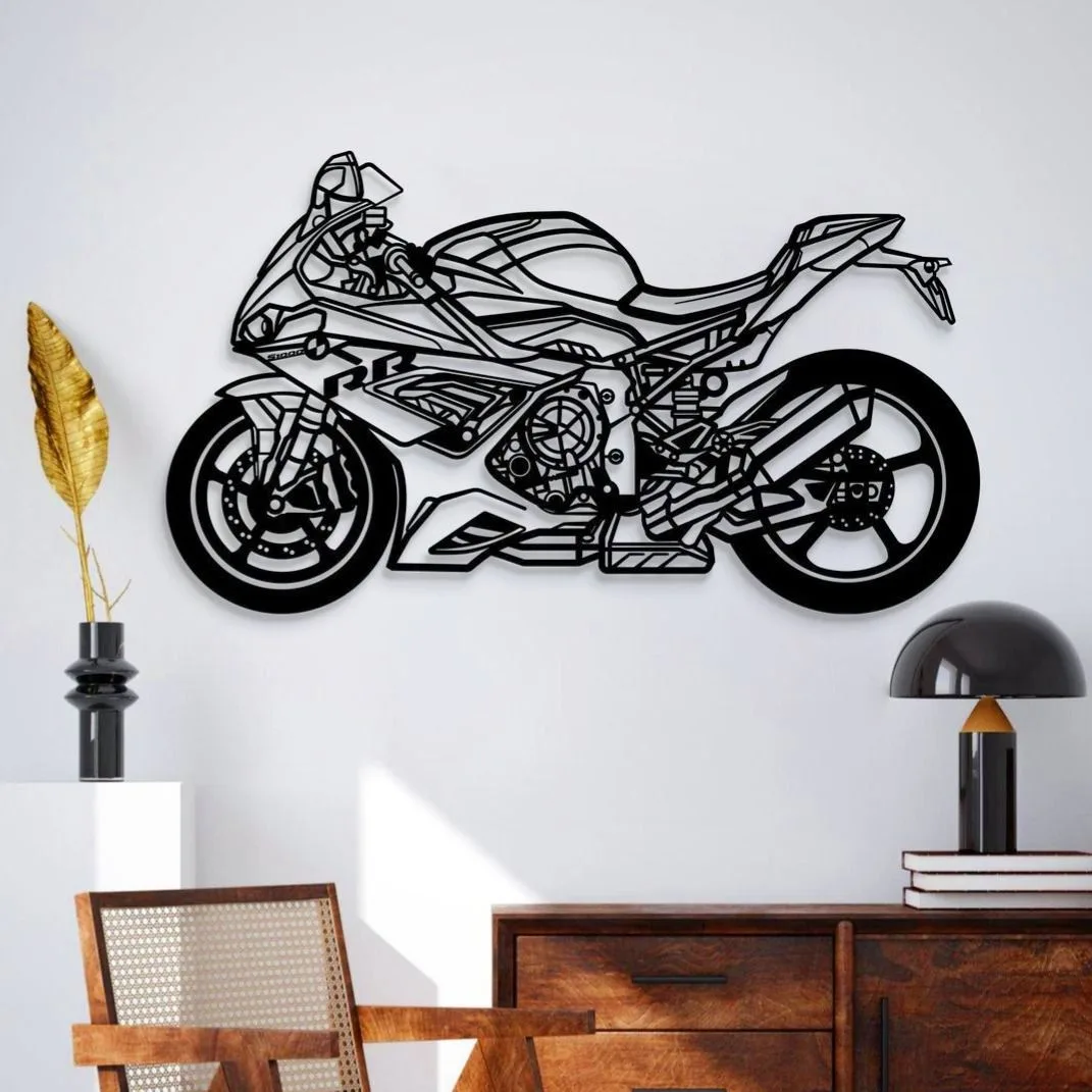 Moto Sportive Déco Murale