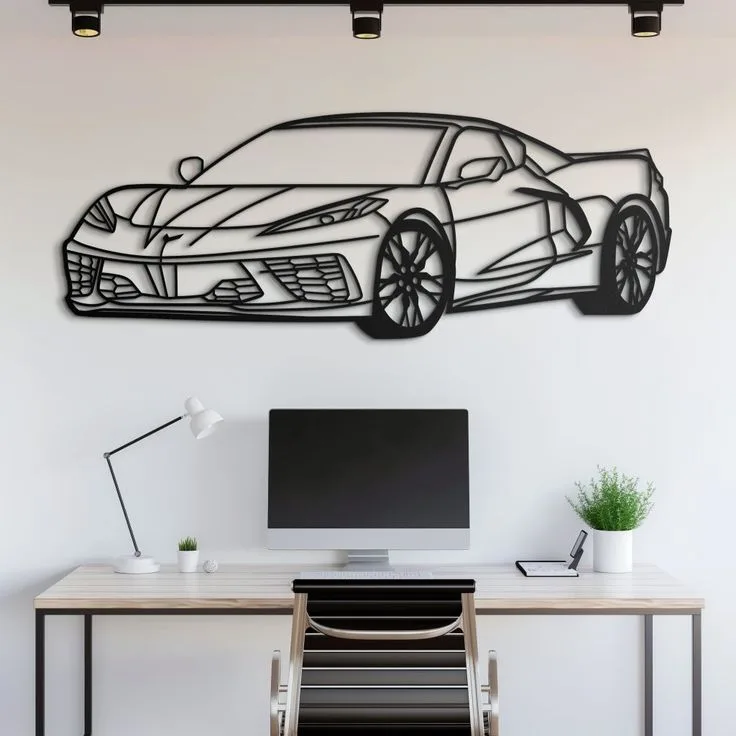 Sportive Corvette Murale