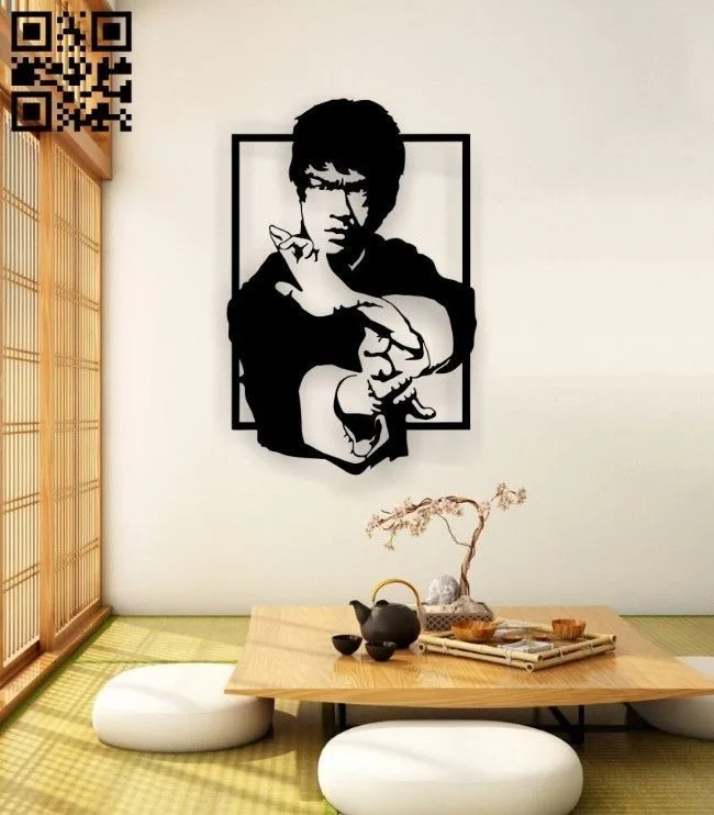 Tableau Bruce Lee Combat