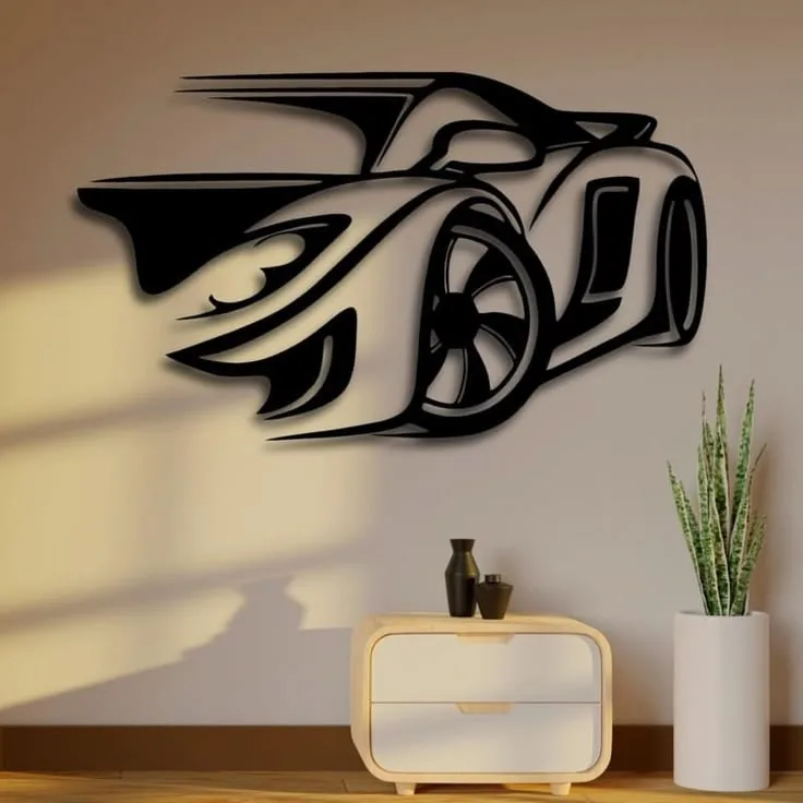 Voiture de course moderne