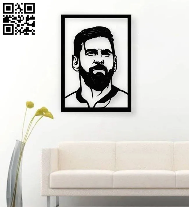 Tableau Portrait Lionel Messi