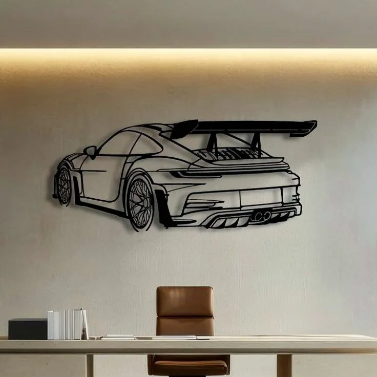 Porsche 911 GT3 RS Mural