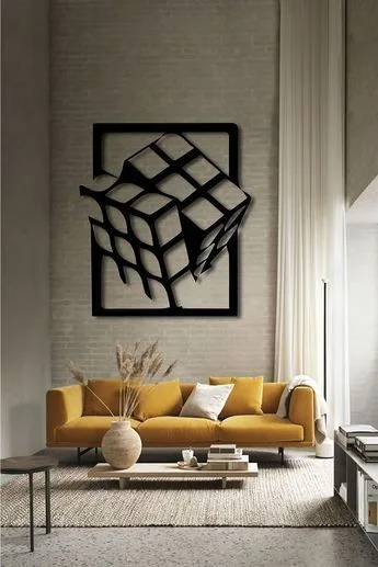 Cube Dépaysant Art Mural