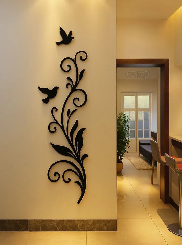 Rameau Fleuri et Oiseaux Envol
