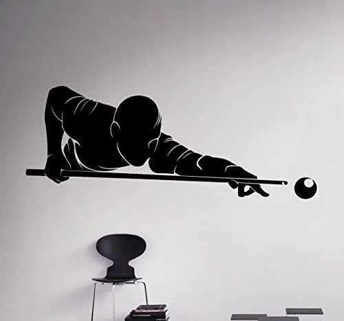 Joueur de Billard Silhouette