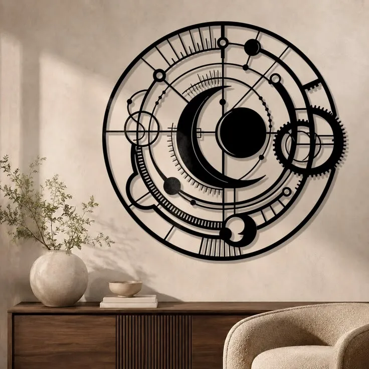 Horloge Cosmique Lune Engrenages