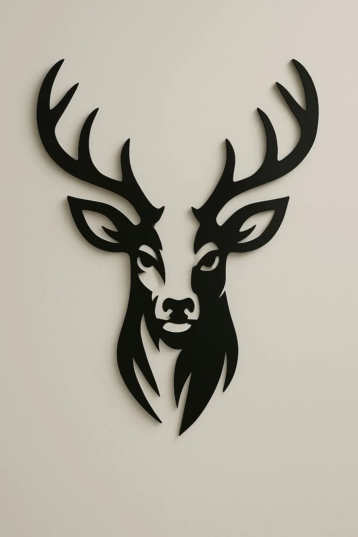 Tête de Cerf Élégant