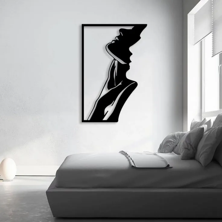 Silhouette Couple Abstrait