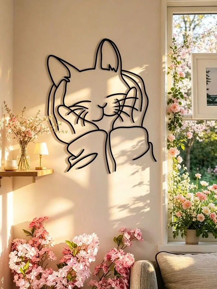 Portrait de Chat Heureux