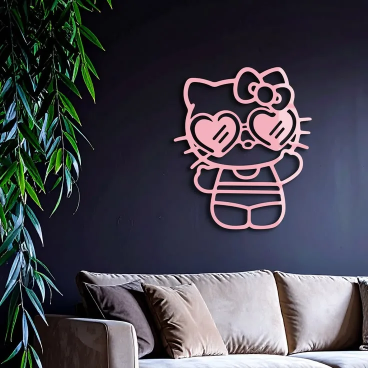 Hello Kitty Cœurs Rose