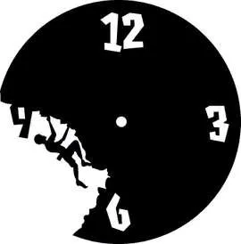 Horloge Murale Escalade Sportive