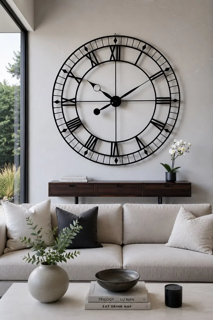 Horloge Murale Géante Décorative