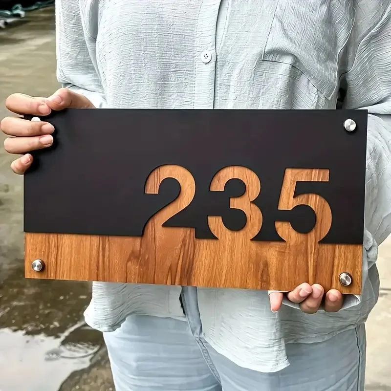 Plaque Numéro de Maison Moderne