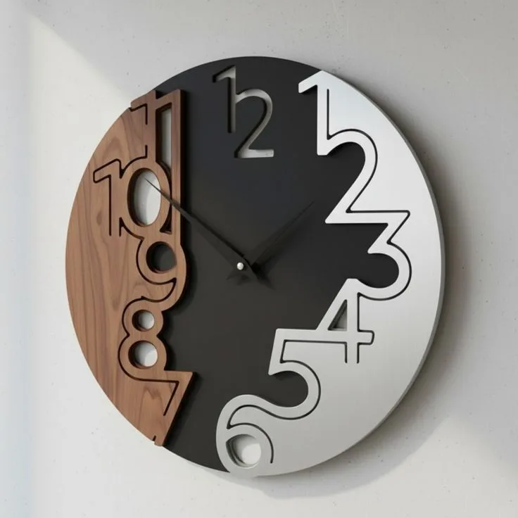 Horloge murale design modern