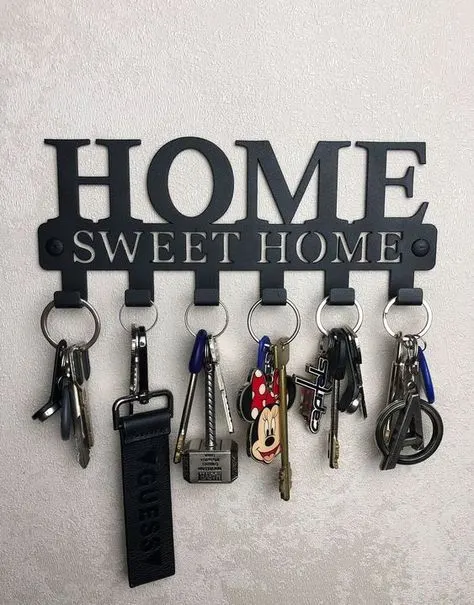 Porte-clés mural Home Sweet Home