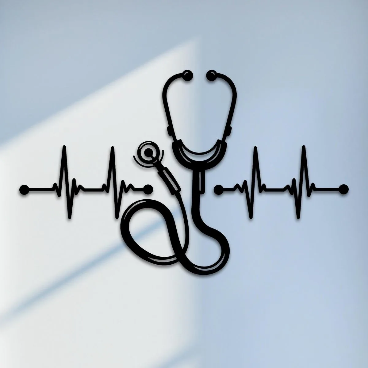 Stéthoscope et Battement de Cœur
