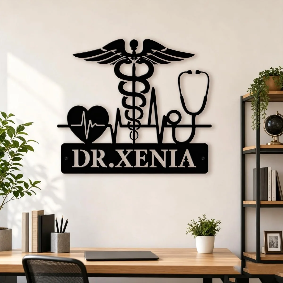Panneau Médical Caducée Dr. Xenia
