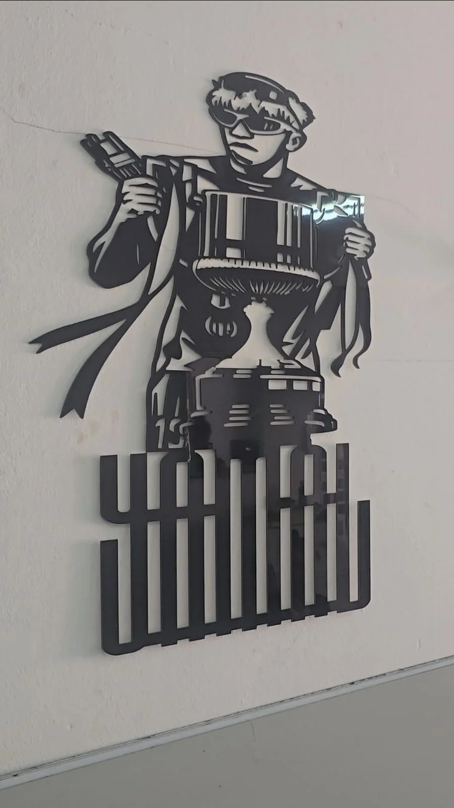 Panneau Mural Lamine Yamal Portrait Stylisé — vue principale