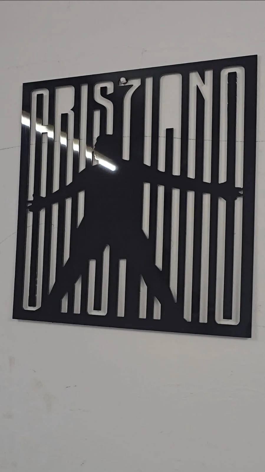 Panneau Mural Cristiano Ronaldo Typographique — vue principale