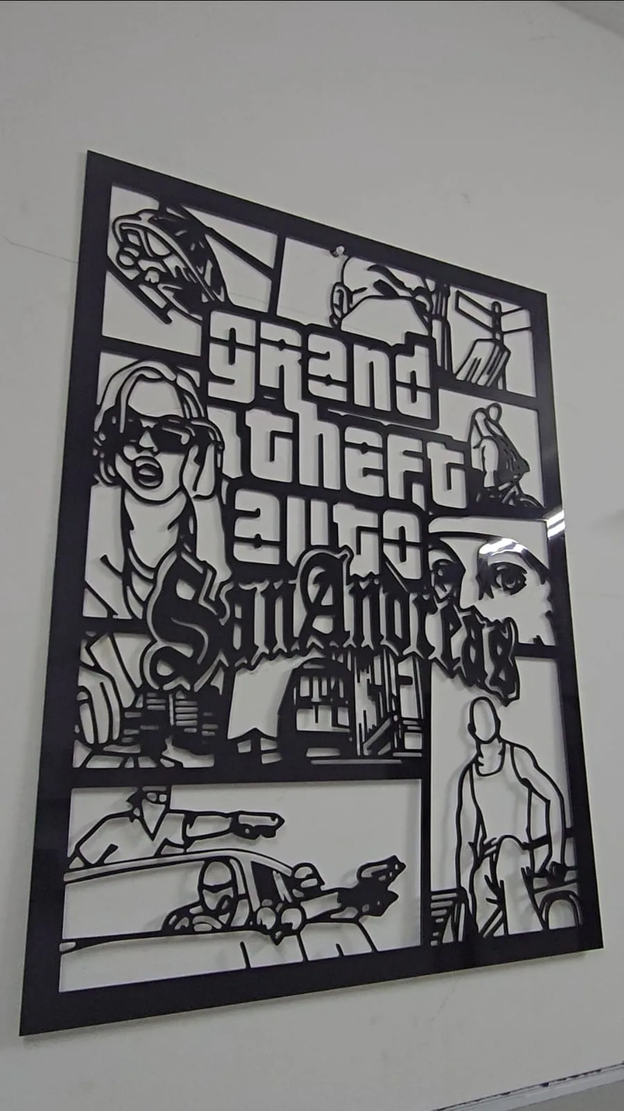 Panneau Mural GTA San Andreas – Planche BD — vue principale